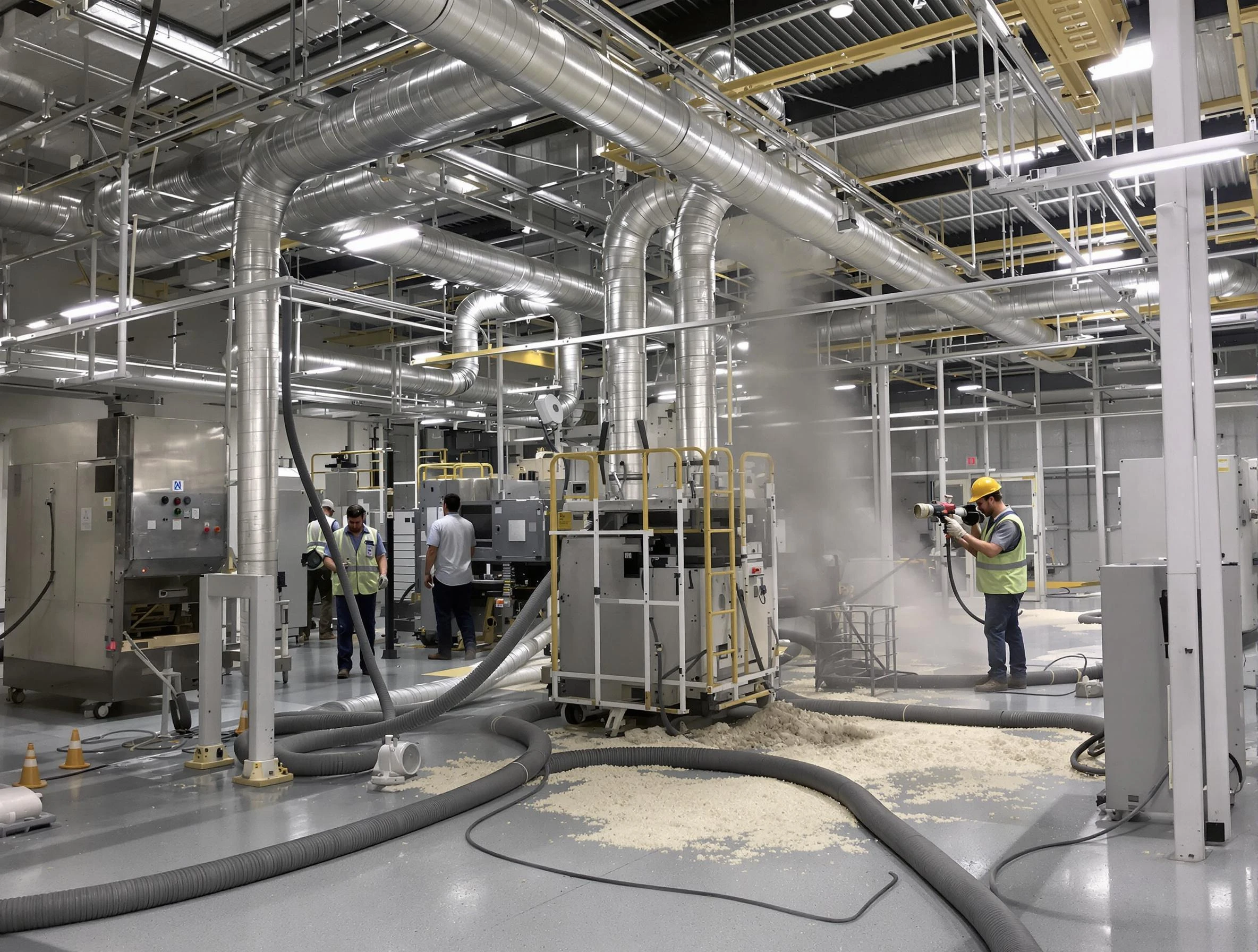 Heavy-duty industrial duct cleaning by Newport Beach Air Duct Cleaning in Newport Beach